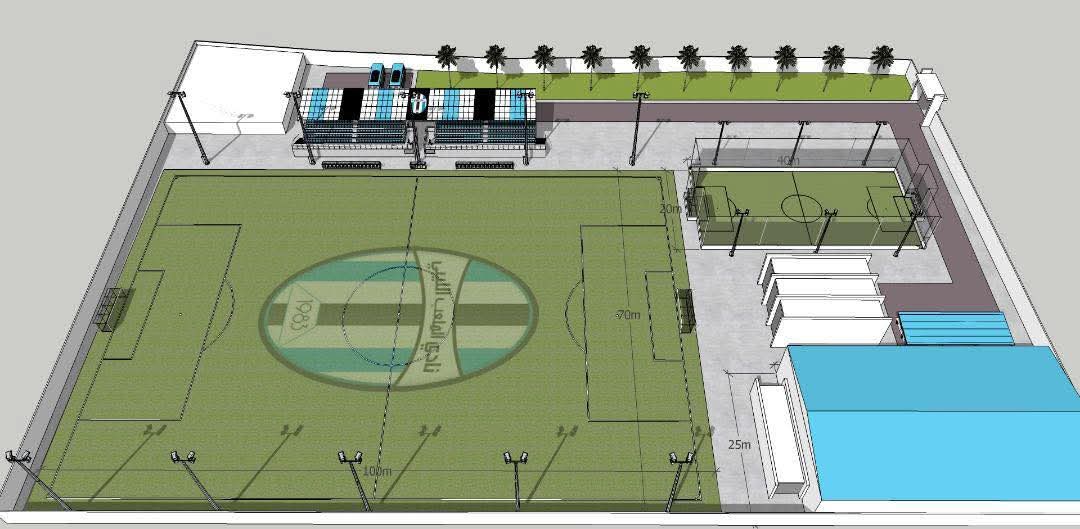 بناء وصيانة ملاعب رياضية